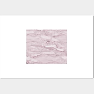 Carino Rosa pink marble Posters and Art